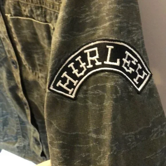 Hurley “army” jacket size x- small - Picture 4 of 6